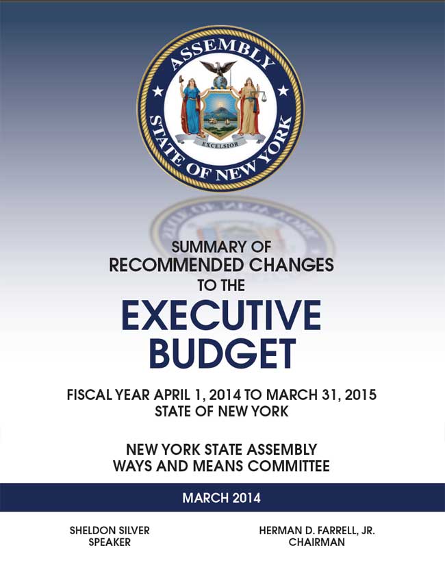 Summary of the Assembly Recommended Changes to the Executive Budget Proposal